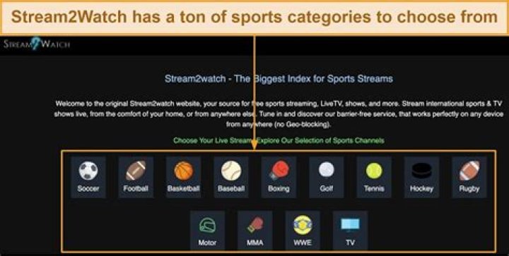 Best Free Sports Categories on Stream2Watch: From Tennis to Boxing