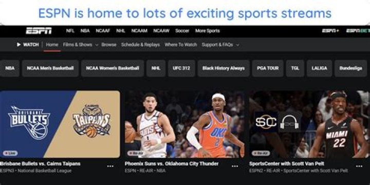 Top 10 Free Sports Streaming Sites Endorsed by ESPN Fans
