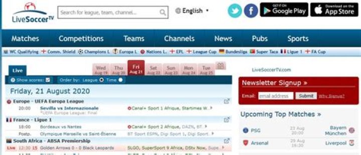 Top 10 Free Sports Streams on Stream2Watch for Live Soccer Matches
